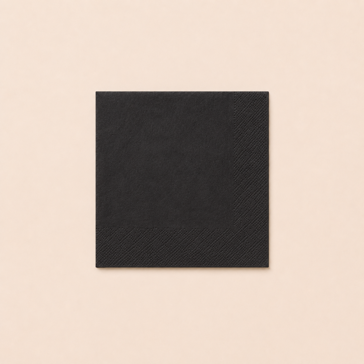 Black Cocktail Napkin 240 x 240mm 2ply - 100pk