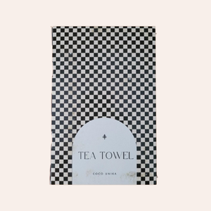 Coco Unika Luxury Microfibre Teatowel | Checkerboard