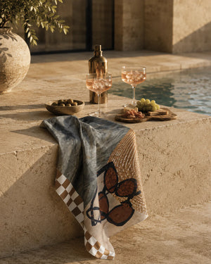 Coco Unika Luxury Microfibre Teatowel | Poolside