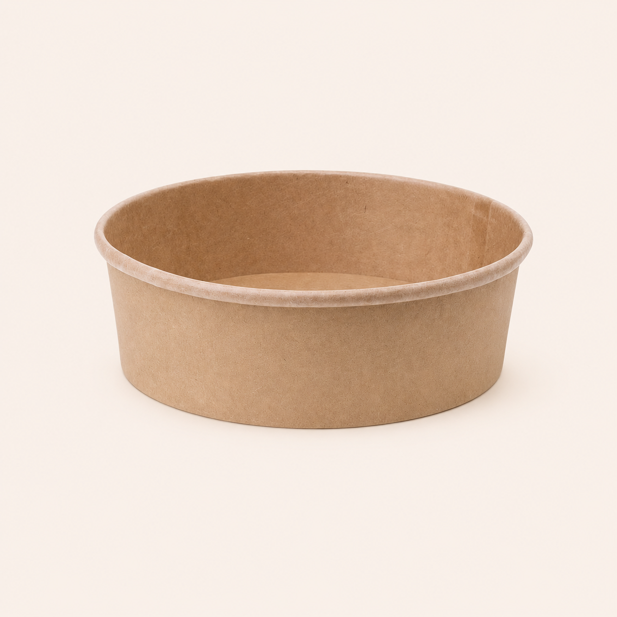 Disposable Kraft Food Bowl 500ml- 25pk