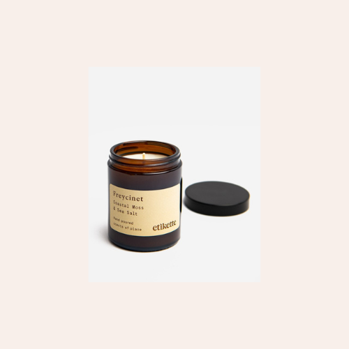 Etikette Soy Candle Freycinet in Coastal Moss & Sea Salt