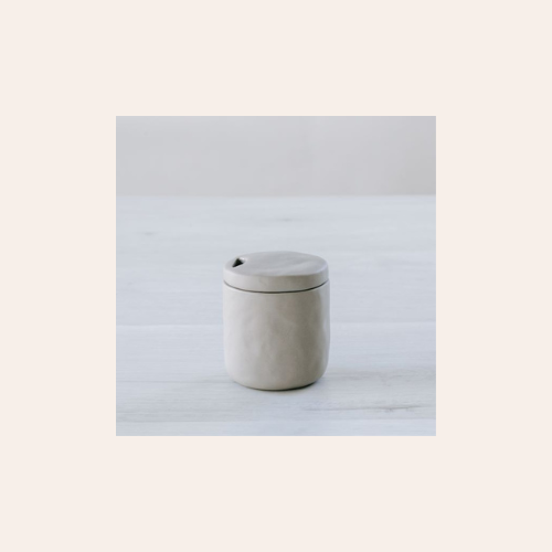 Flax Ceramics Sugar Pot Grey 7cm