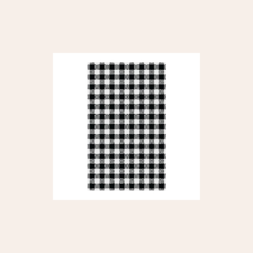 Gingham Greaseproof Food Presentation Paper - 10 pack