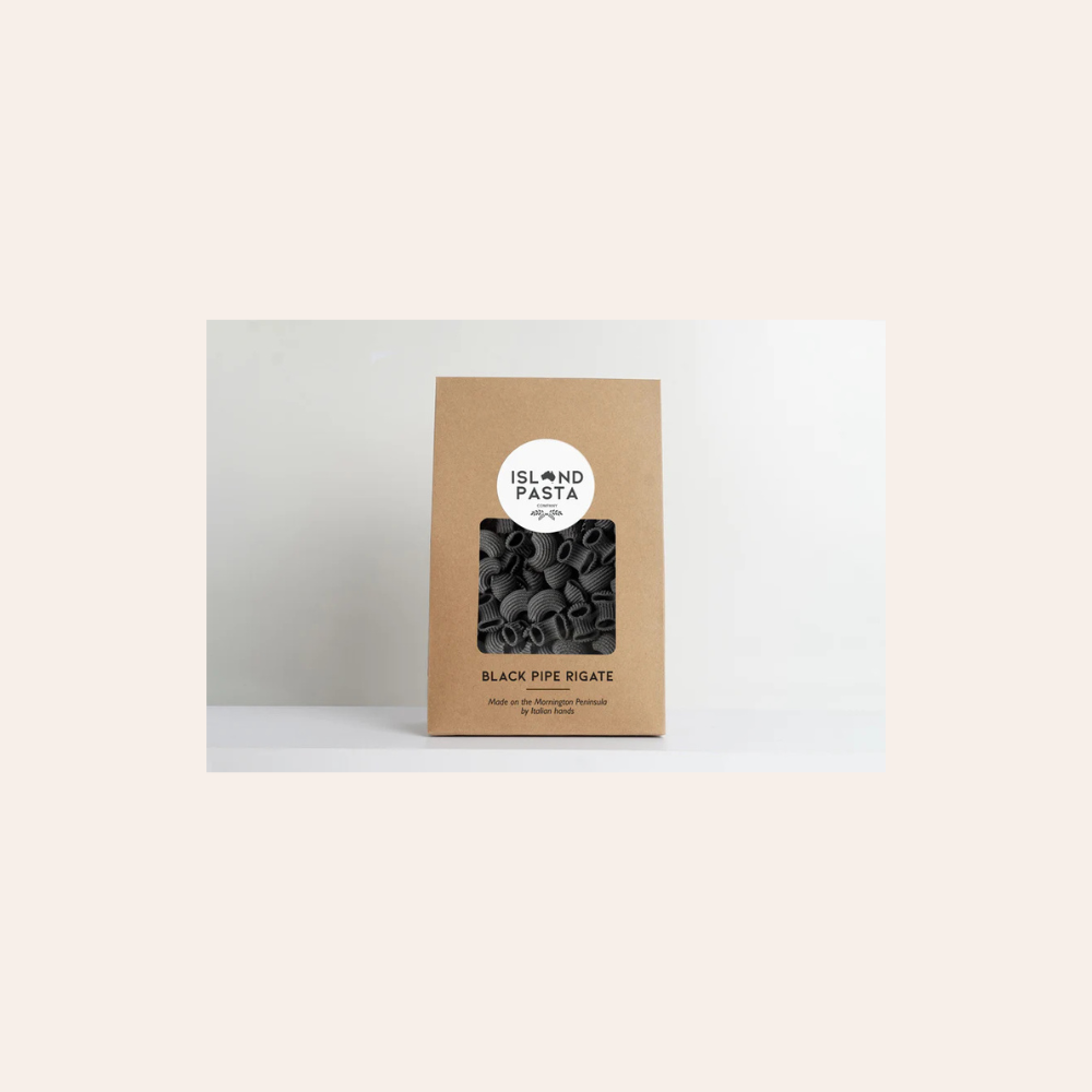 Island Pasta Company Black Pipe Rigate