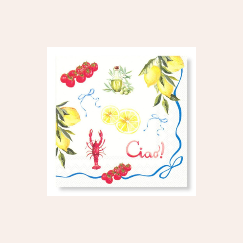 Manor Road Ciao Napkin