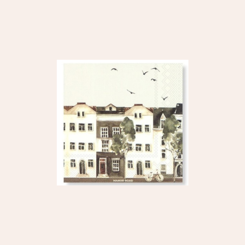 Manor Road City Life Napkin