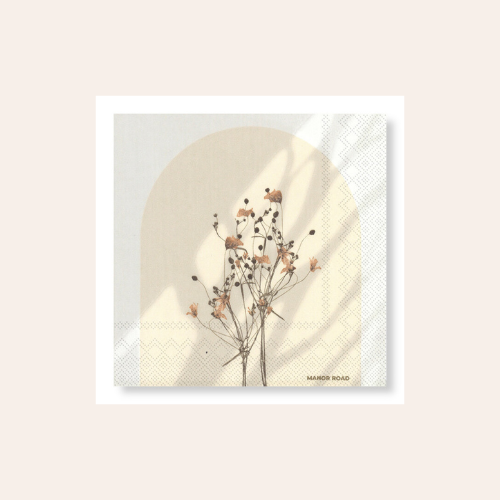Manor Road Floraescence Napkin Cocktail
