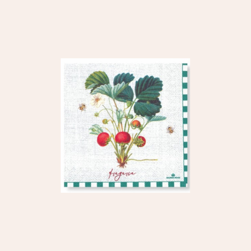 Manor Road Strawberry Fields Napkin