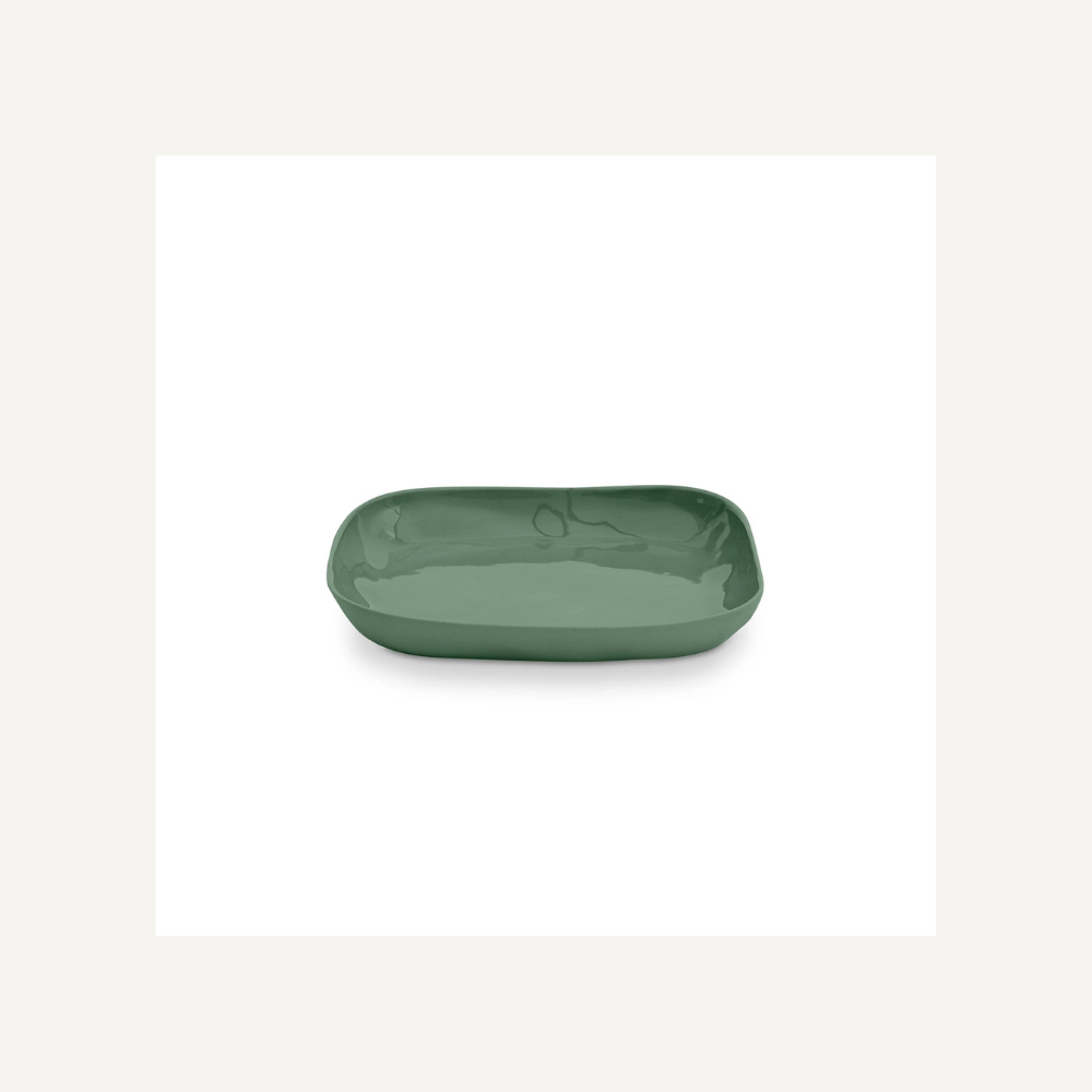 Cloud Square Platter Moss - Medium | Marmoset Found
