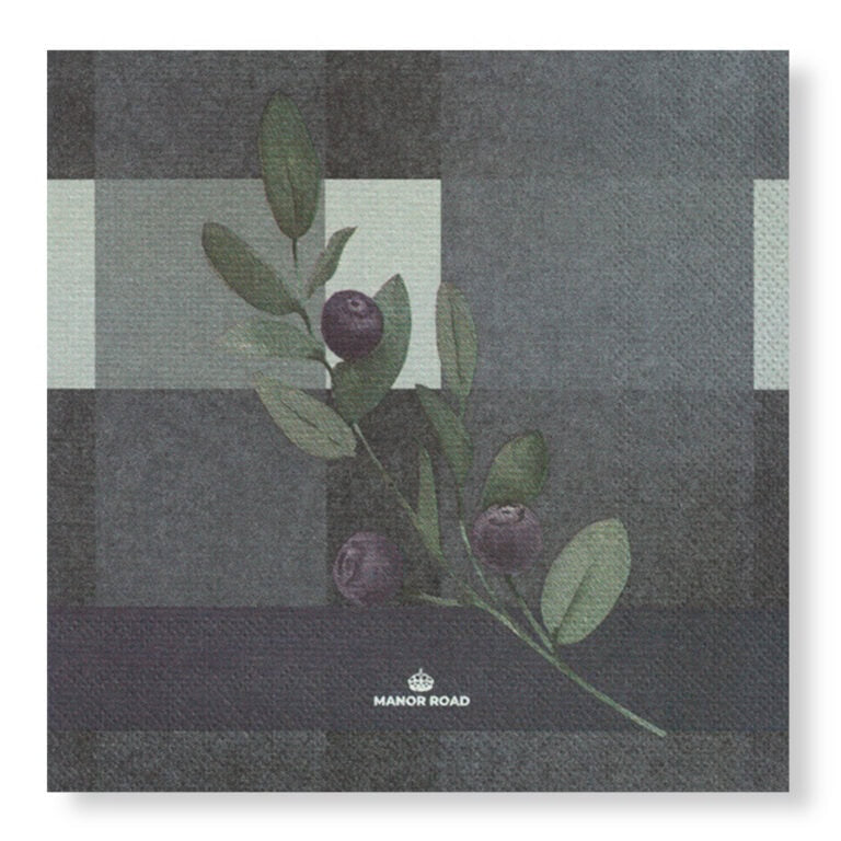 Manor Road Blueberry Burst Napkin
