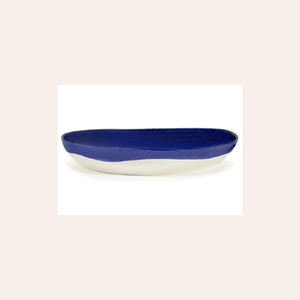 Ottolenghi Serving Bowl M Blue with White Dots - Feast