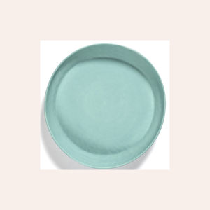 Ottolenghi Serving Bowl M Azure with Red Stripe - Feast