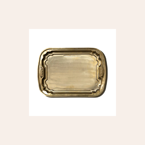 Brass serving tray
