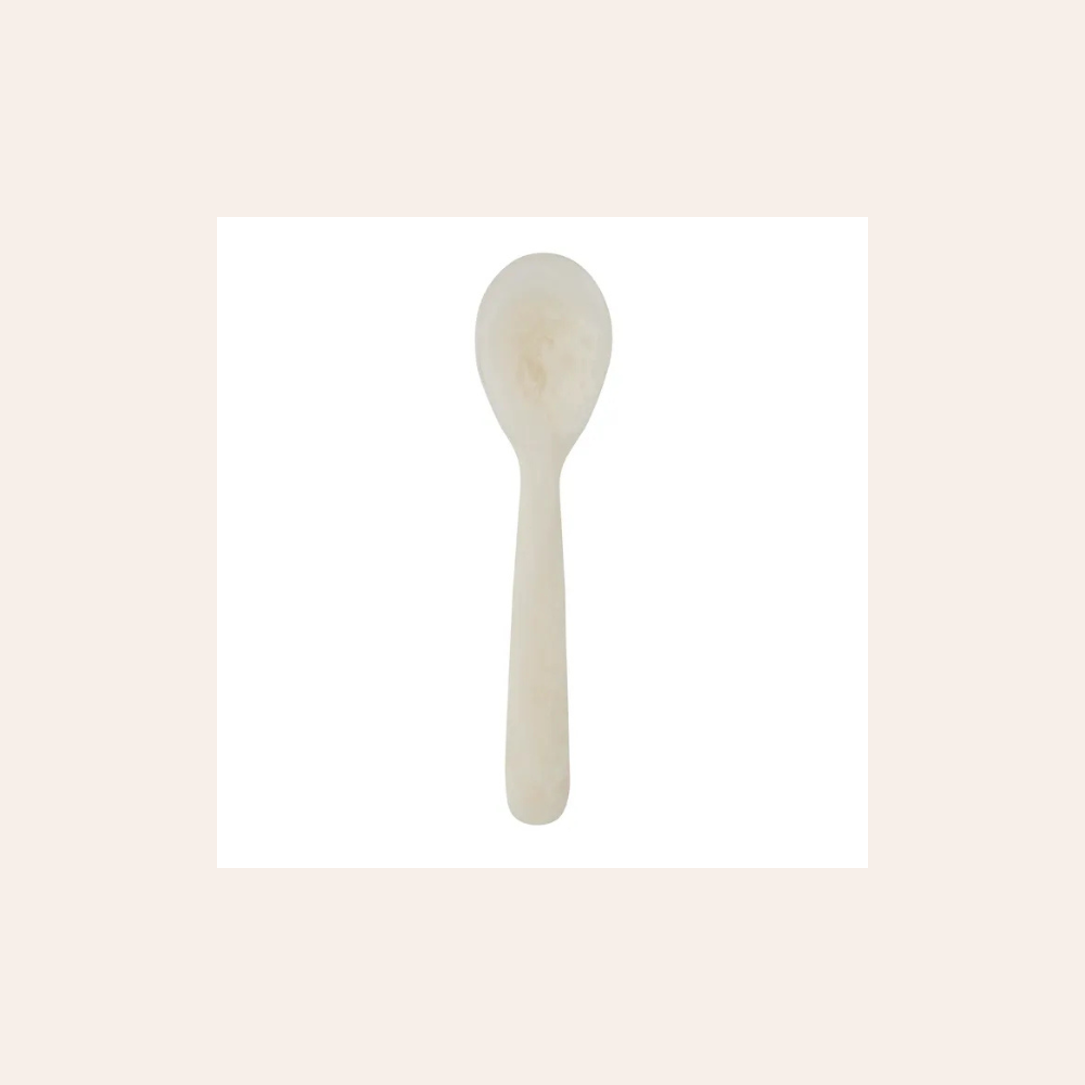 Resin Dip Spoon - Alabaster