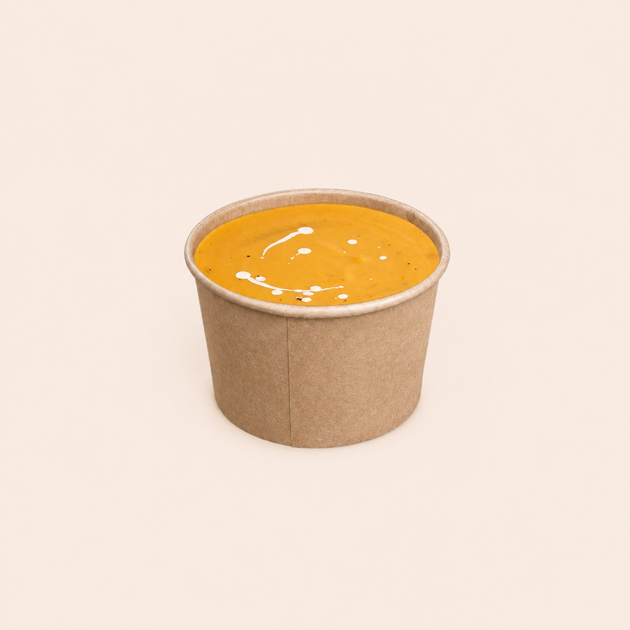 Disposable Kraft Soup Pot 230ml- 50 pk