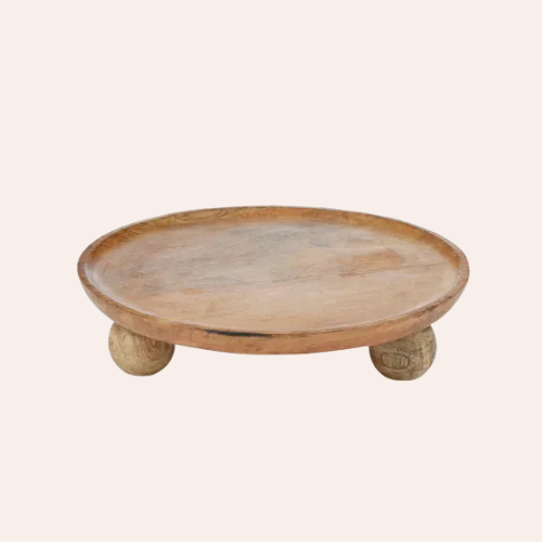 Alpine Wooden Round Footed Board