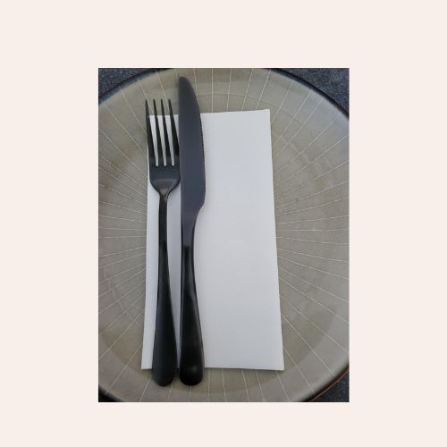 Elegance White Linen-Look Redifold Napkin