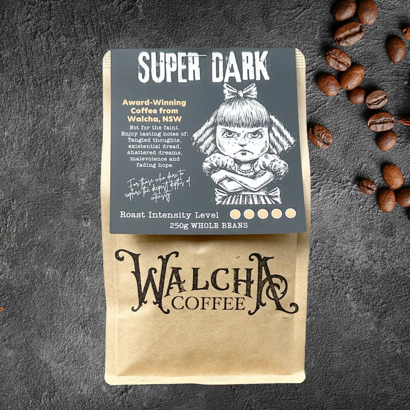 Walcha Coffee Super Dark Blend - whole bean 100g, 250g & 1kg