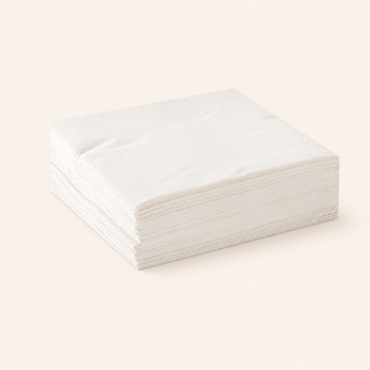 White Cocktail Napkin 240 x 240mm 2ply - 100pk