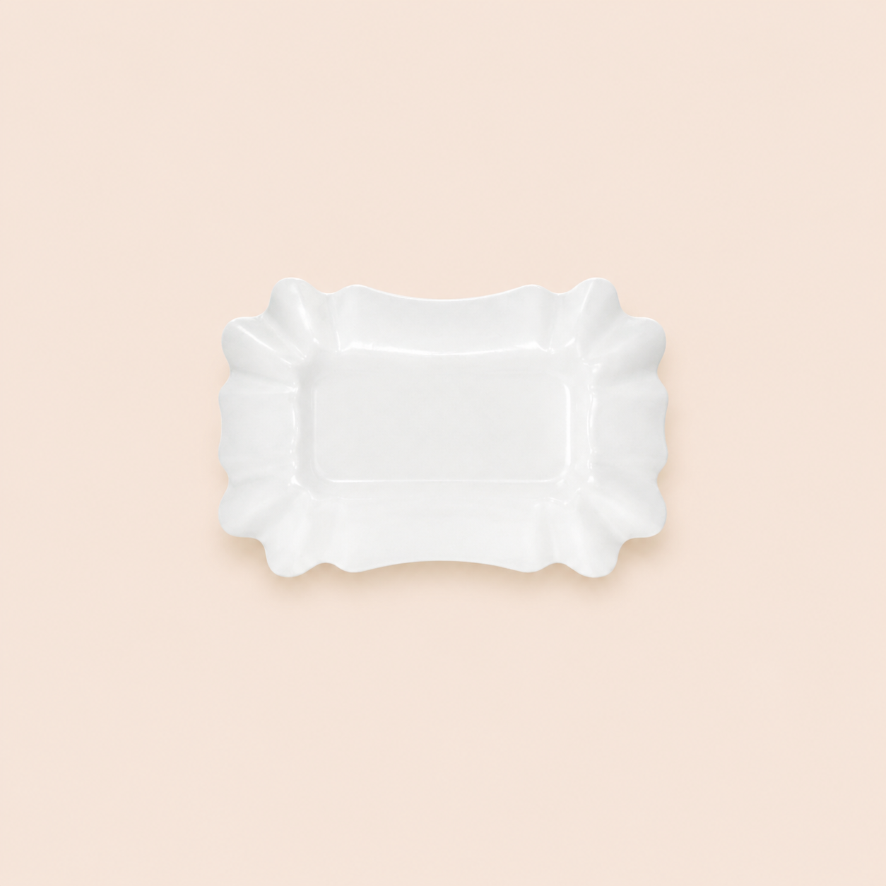 Milan White Disposable Plate/Bowl Medium - 50 pk