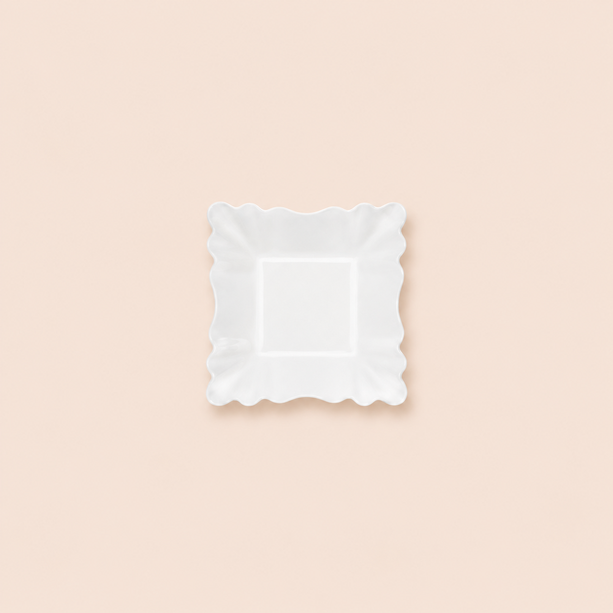 Milan White Disposable Plate/Bowl Small- 50 pk