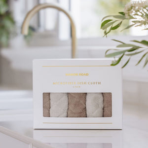 Manor Road Luxury Microfibre Dish Cloth – Pack of 5